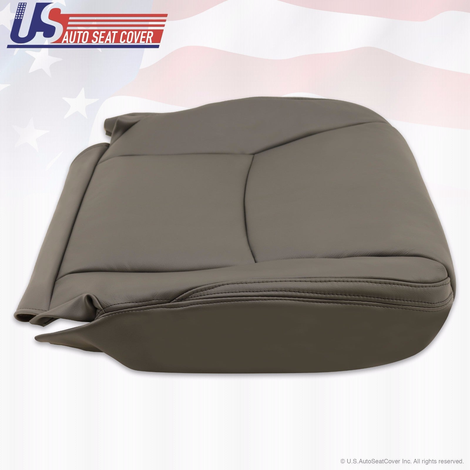 Fits 2003 04 Lexus GX470 Driver Bottom Replacement Leather Seat Cover Dark Gray