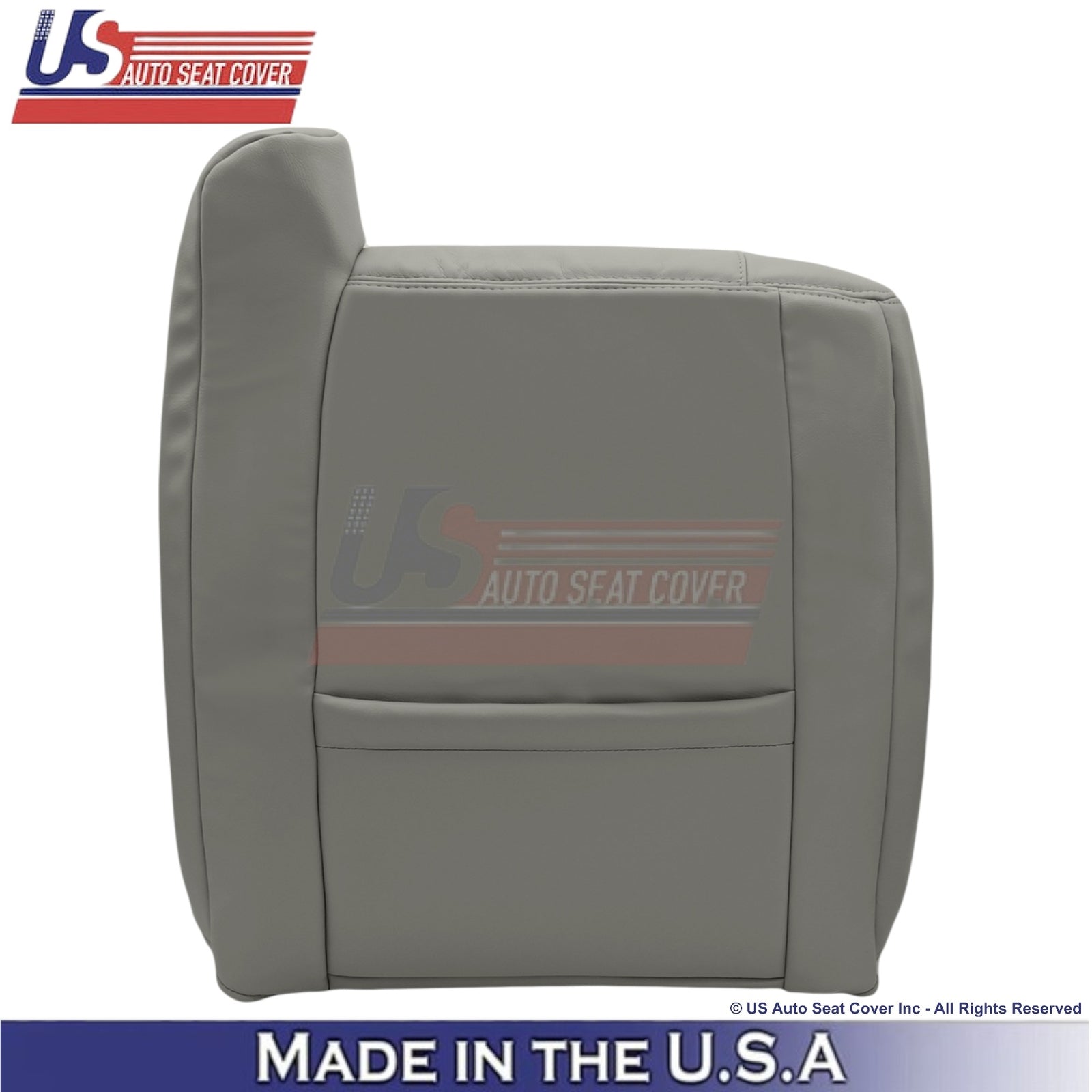 2002 For Cadillac Escalade Leatherette Passenger Top/Bottom Covers Pewter Gray