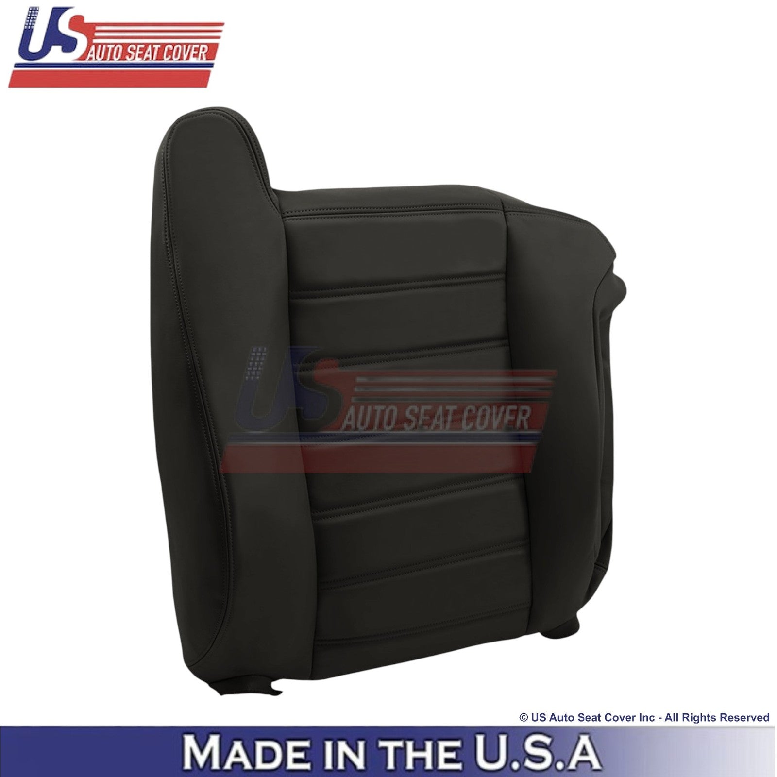 2003-2007 For Hummer H2 Leatherette Passenger Replacement Covers Ebony Black