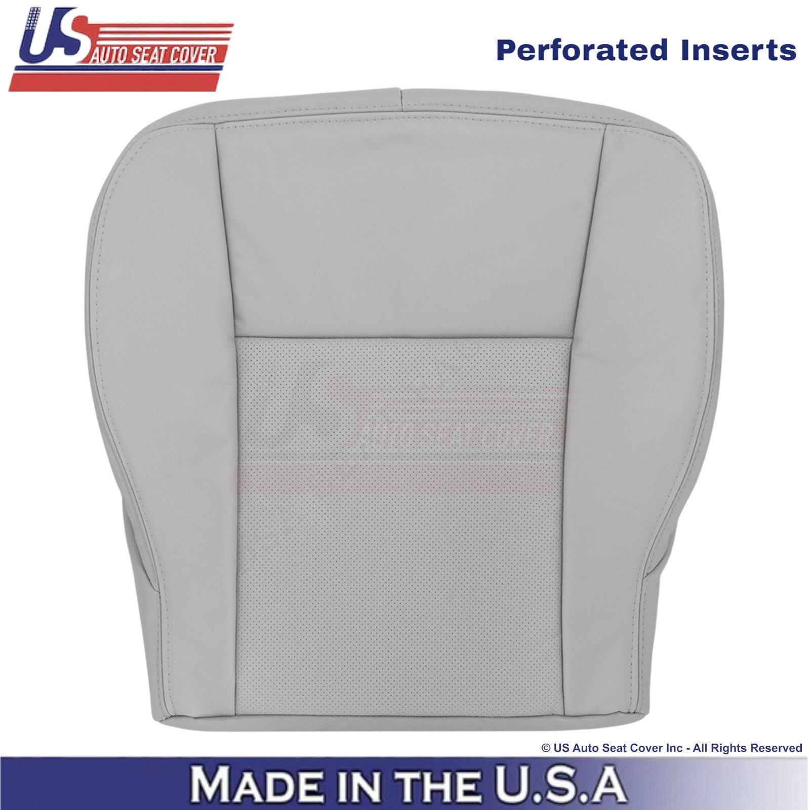2003-2007 Fits Cadillac CTS Leather Driver Bottom OEM Replacement Cover Gray