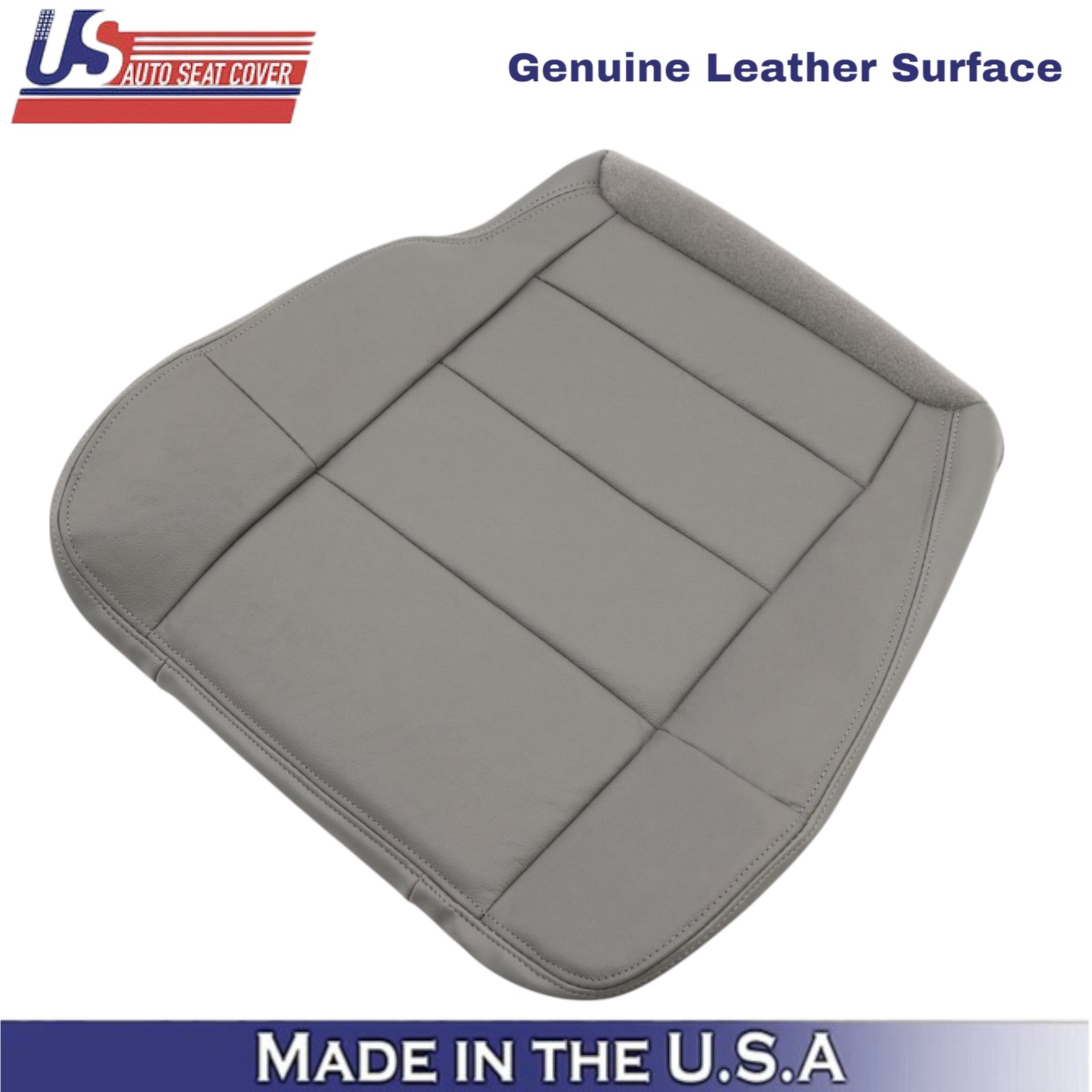 2001 to 2003 for Ford F150 Lariat leather Front Seat Covers Medium Graphite