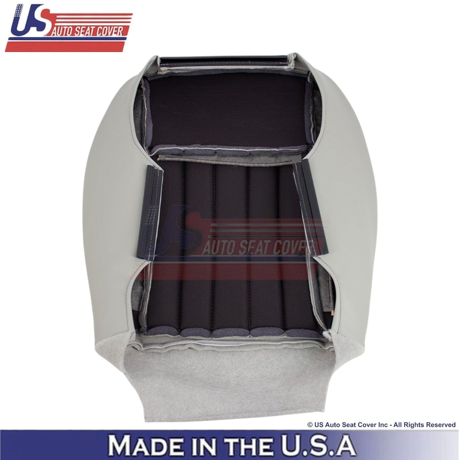 2005-2007 Fits Jeep Liberty Limited Passenger Genuine Leather Covers Graystone