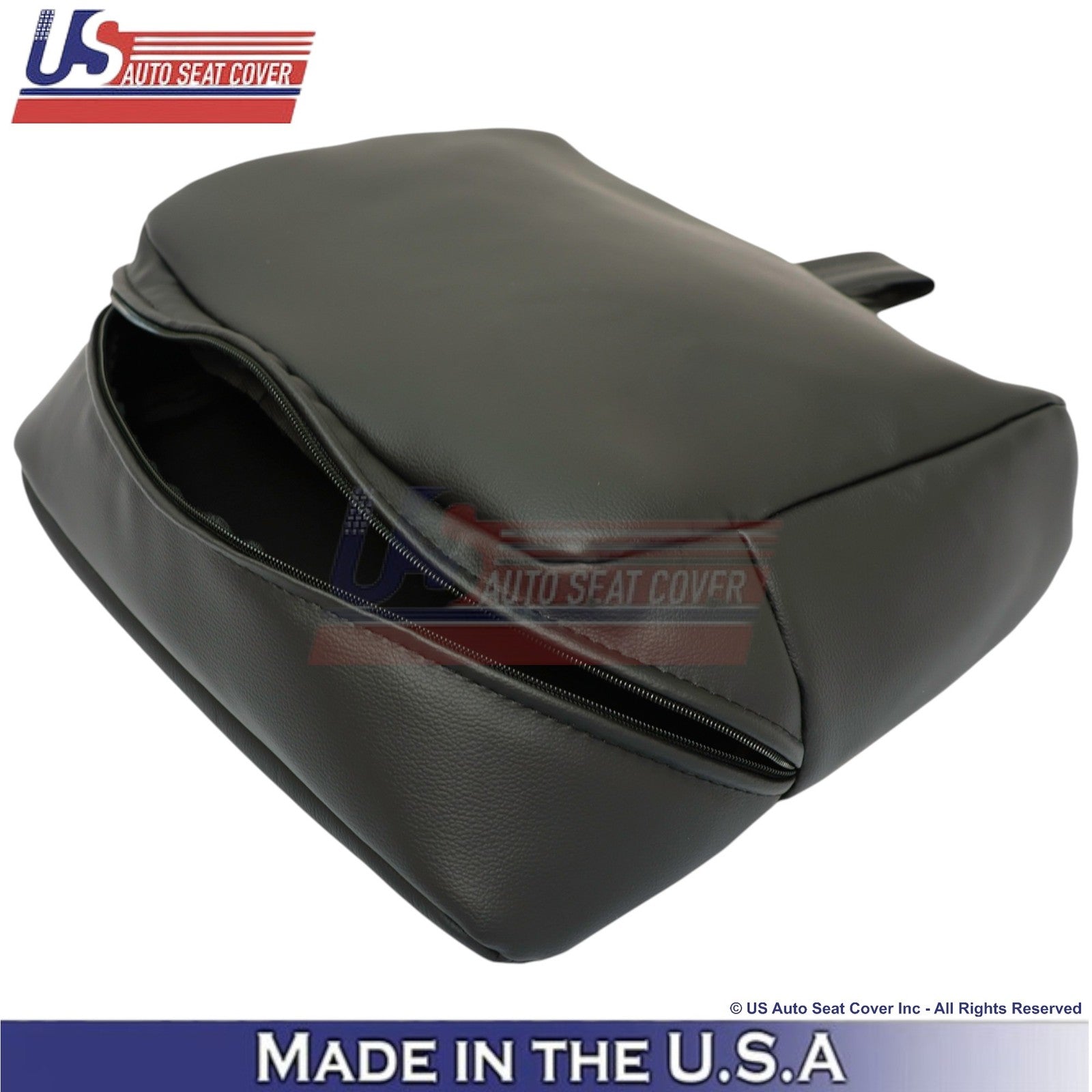 2003-2004 Fits Ford F250 F350 Lariat Leatherette Perf Rear Top OEM Covers Black