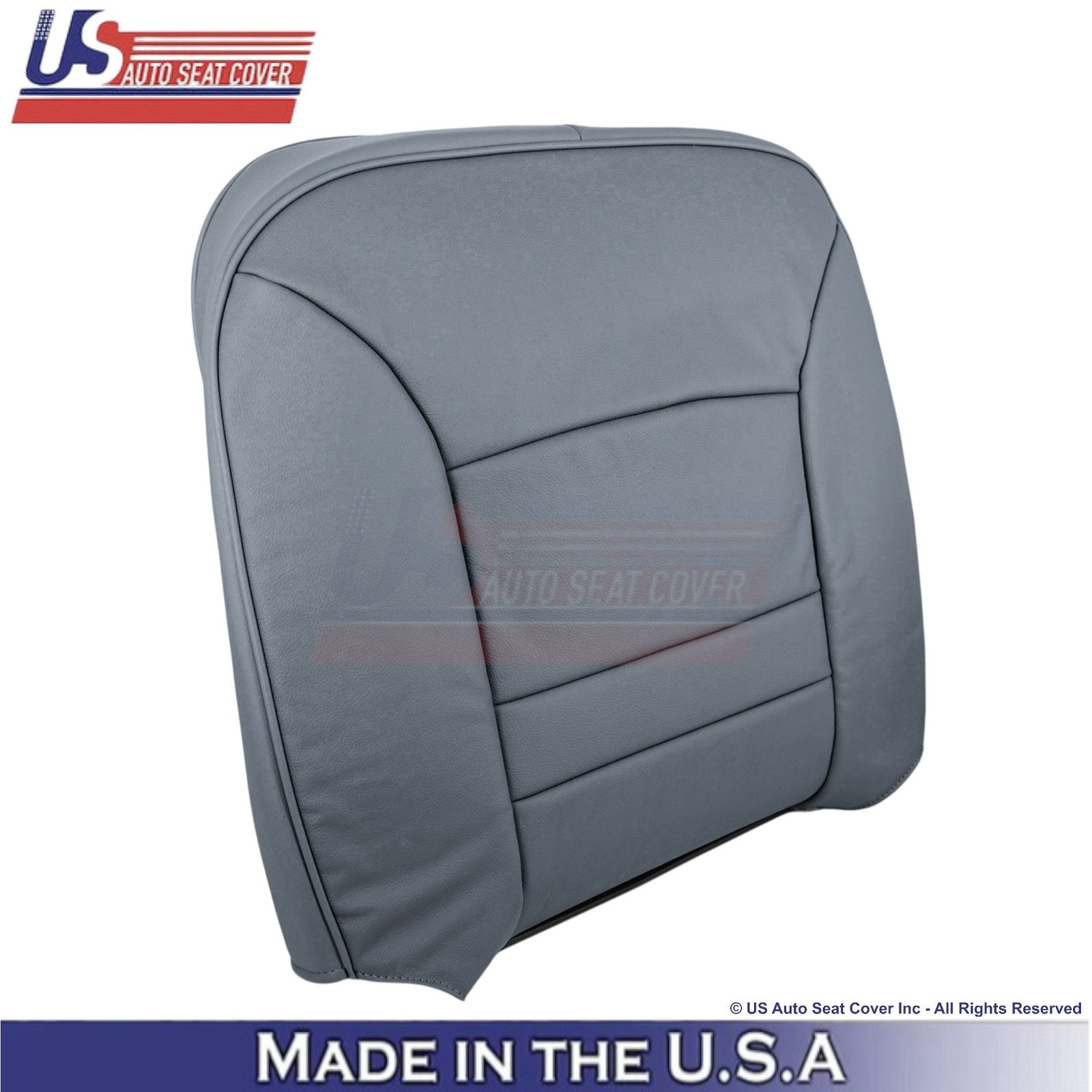 1998-2002 For Ford Crown Victoria Leatherette Driver Top Replacement Cover Gray