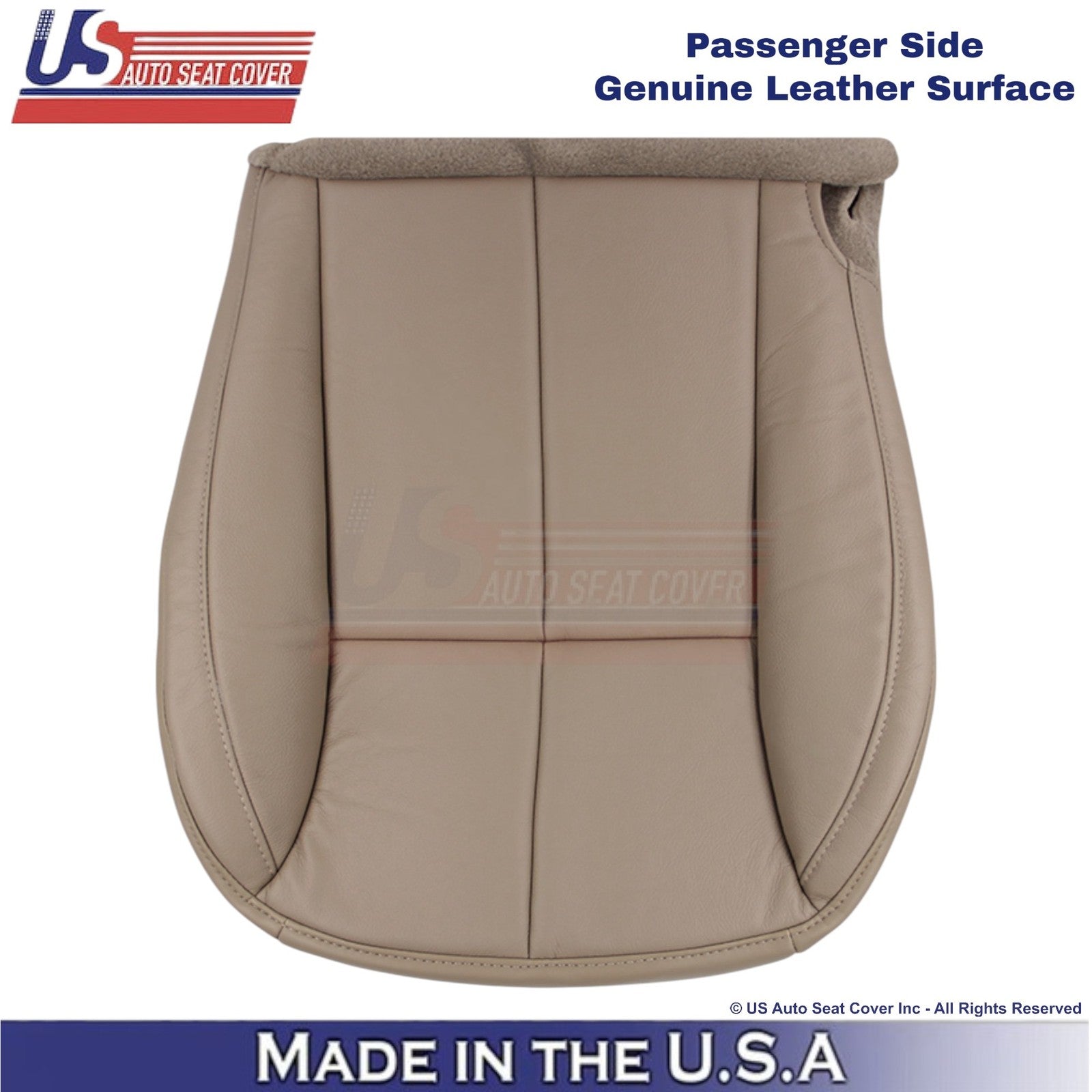 2001-2004 For Jeep Grand Cherokee Genuine Leather Front Covers Sandstone Beige