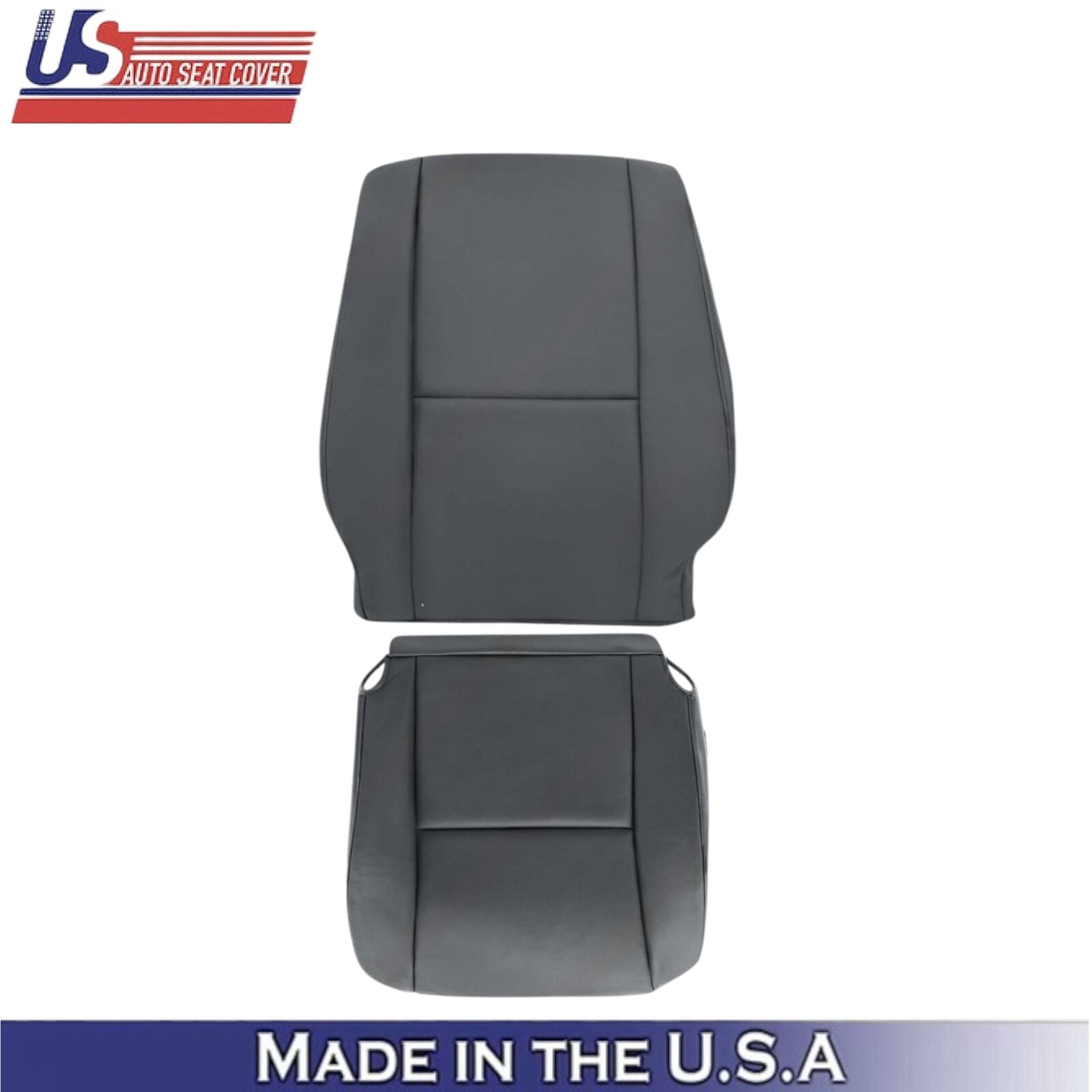 2005-2007 For Toyota Sequoia Genuine Leather Passenger Side Covers Dark Charcoal