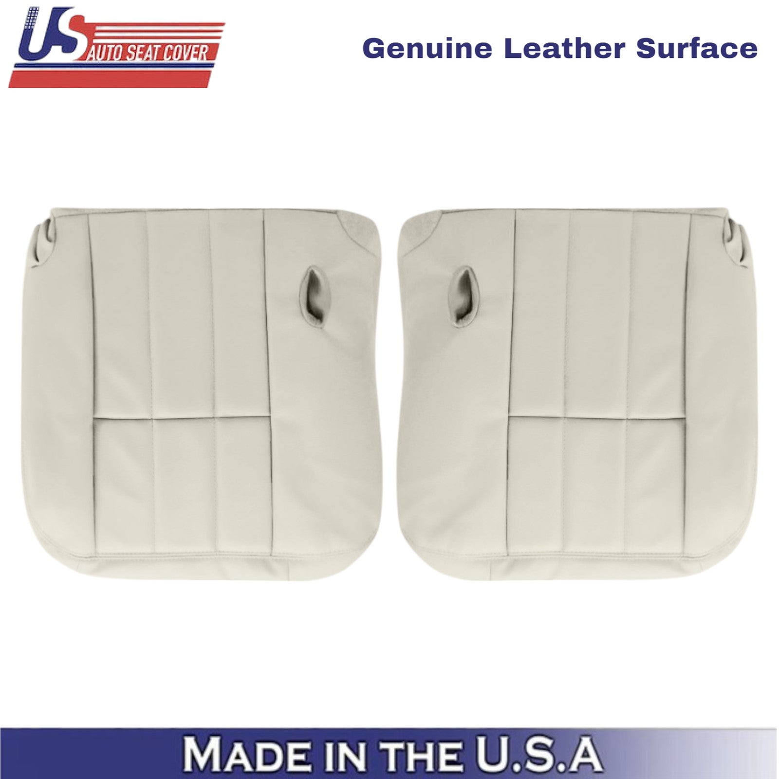 2006-2011 For Mercury Grand Marquis Leather Front Bottom Seat Covers Light Camel