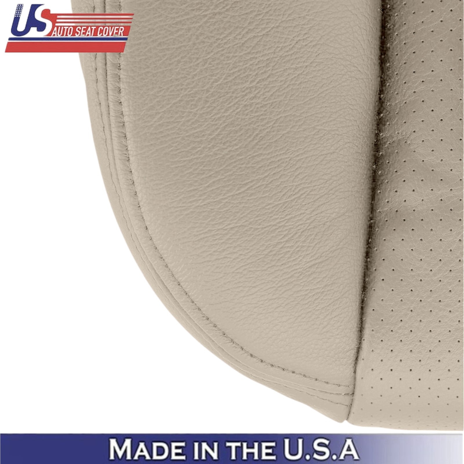 2009-2014 For GMC Sierra Denali Leatherette Passenger Side Covers Light Cashmere