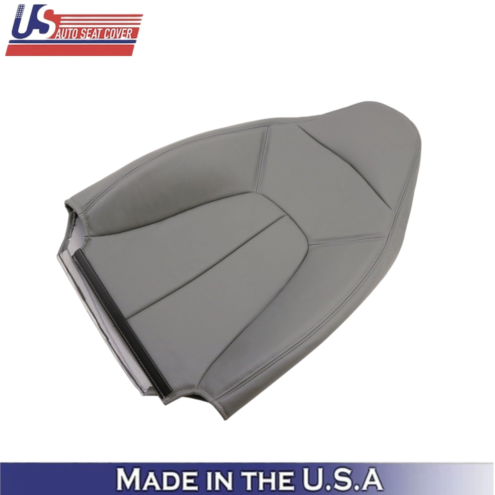 1997-2002 For Ford Expedition XLT Eddie Bauer Leather Front Seat Covers Gray