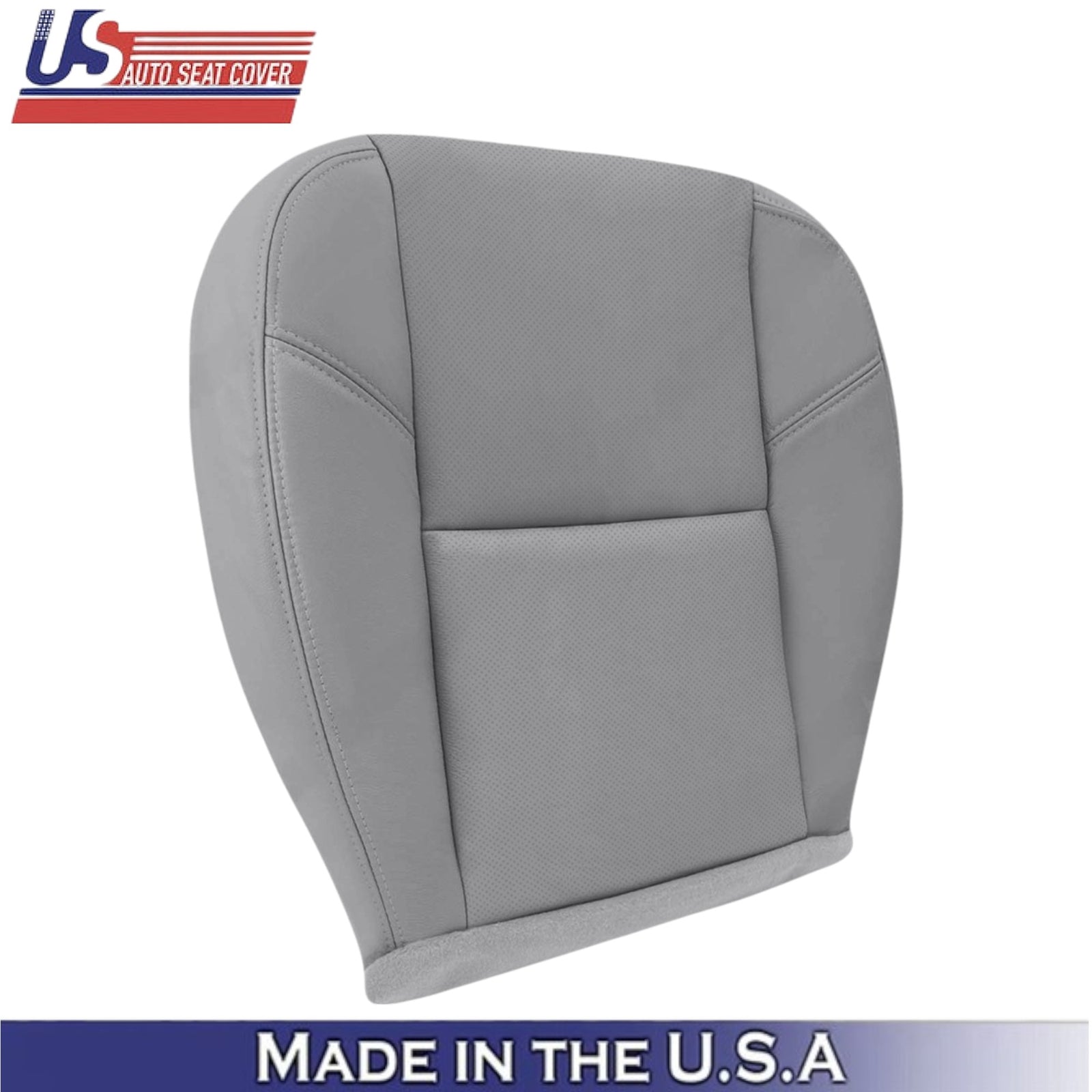 2009-2014 For GMC Sierra Denali Leatherette Front Bottom Covers Light Titanium