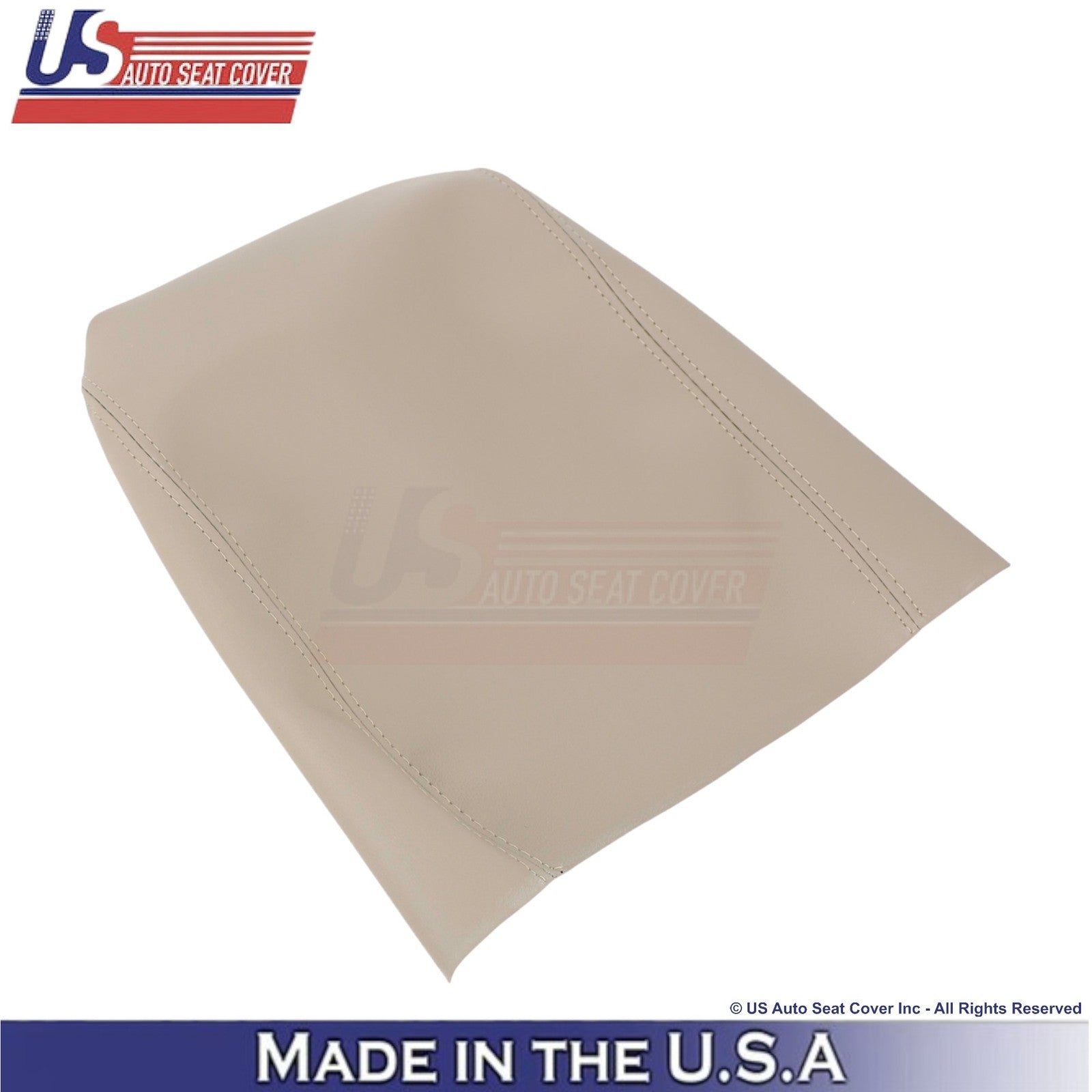 2004-2008 Fits Ford F-150 Genuine Leather Center Console Cover Camel Tan (Beige)