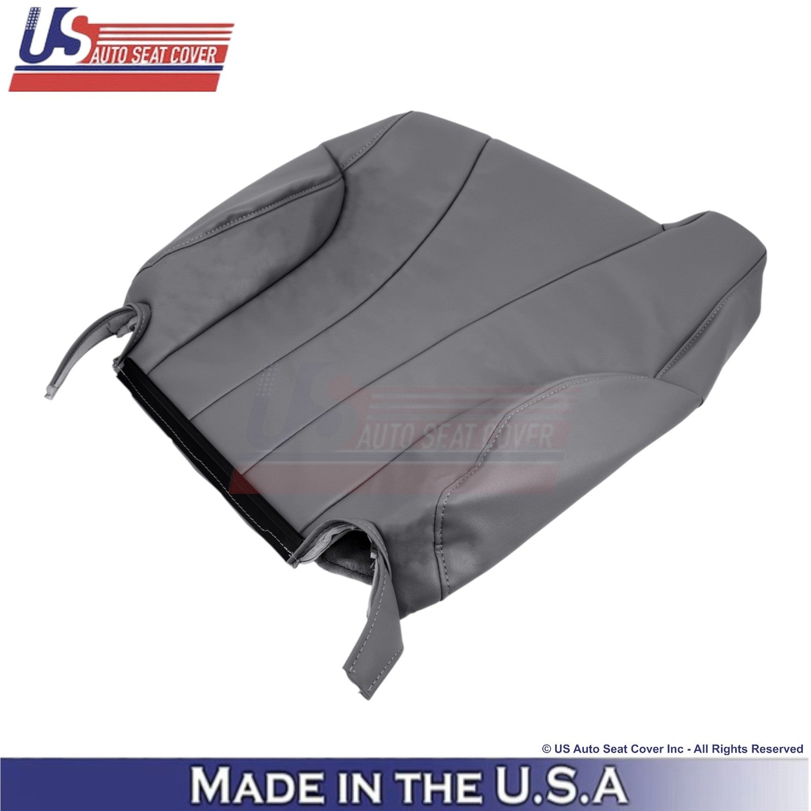 1999-2002 For Chevy Silverado W/T Leatherette Front Top Covers Dark Graphite