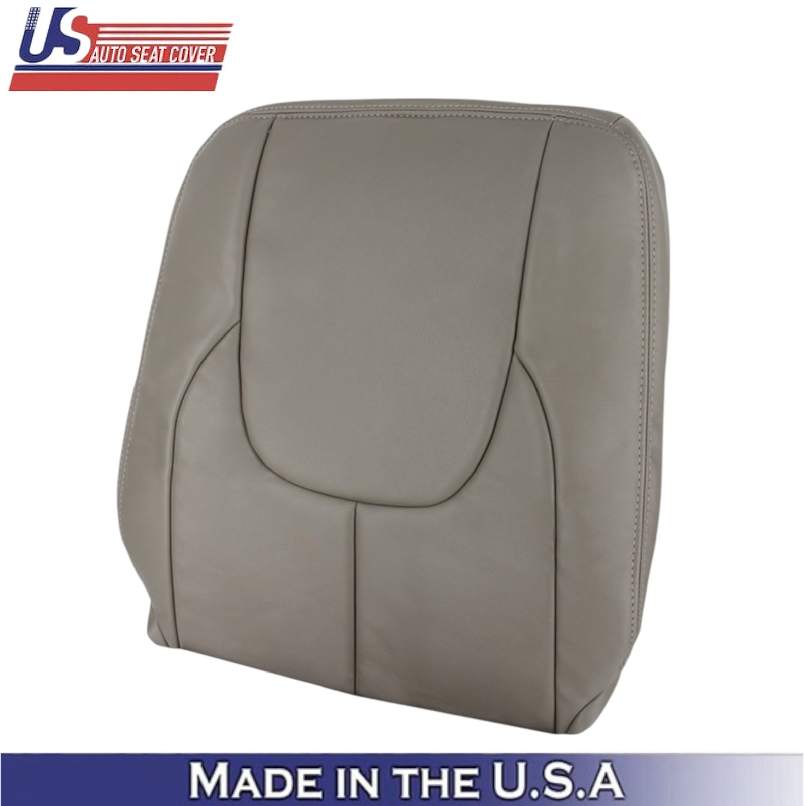 2002-2003 For Dodge Ram 1500 2500 Laramie Leatherette Front Top Covers Taupe