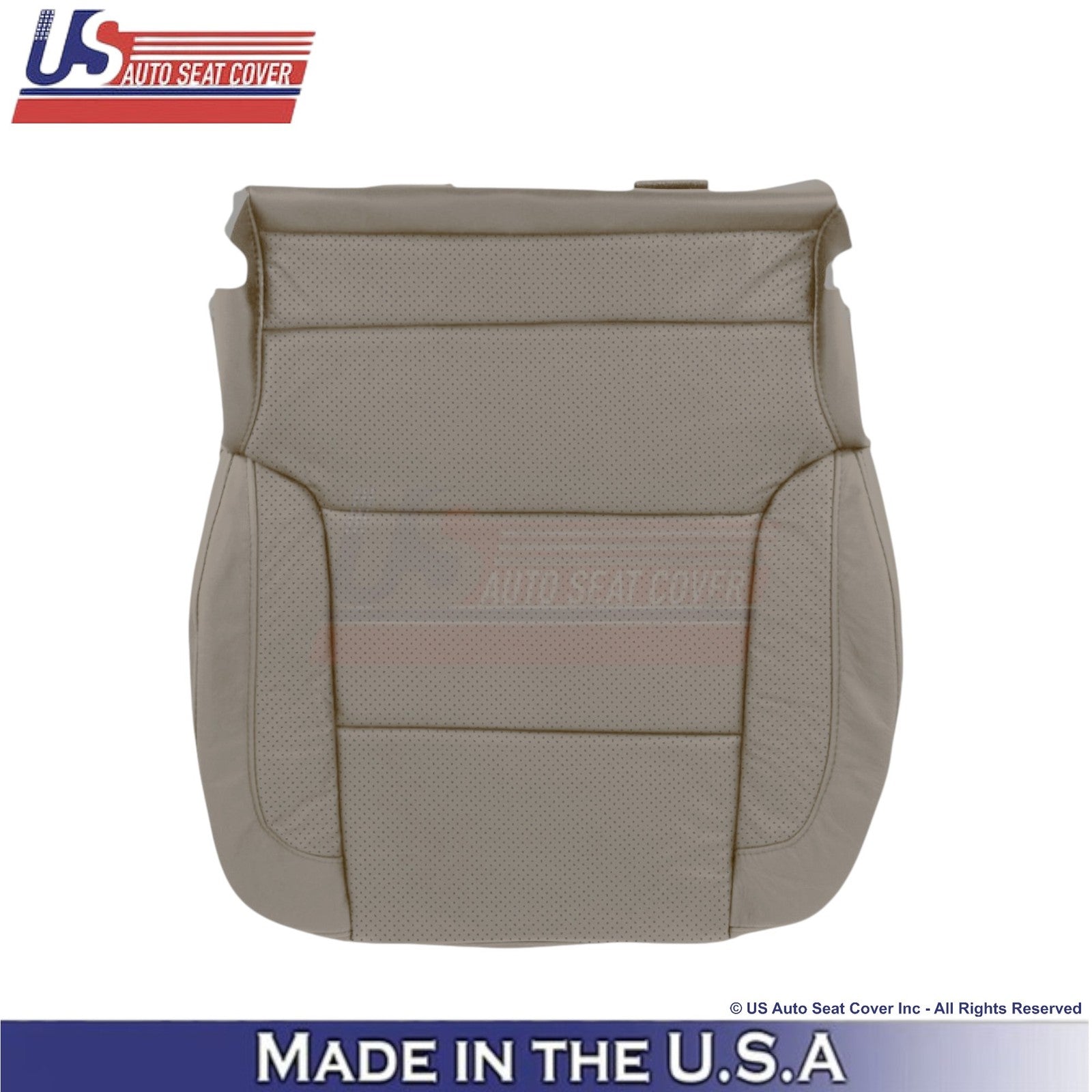 2014-2019 For Chevy Silverado 1500 LT LS Leather Perf Passenger Side Covers Dune