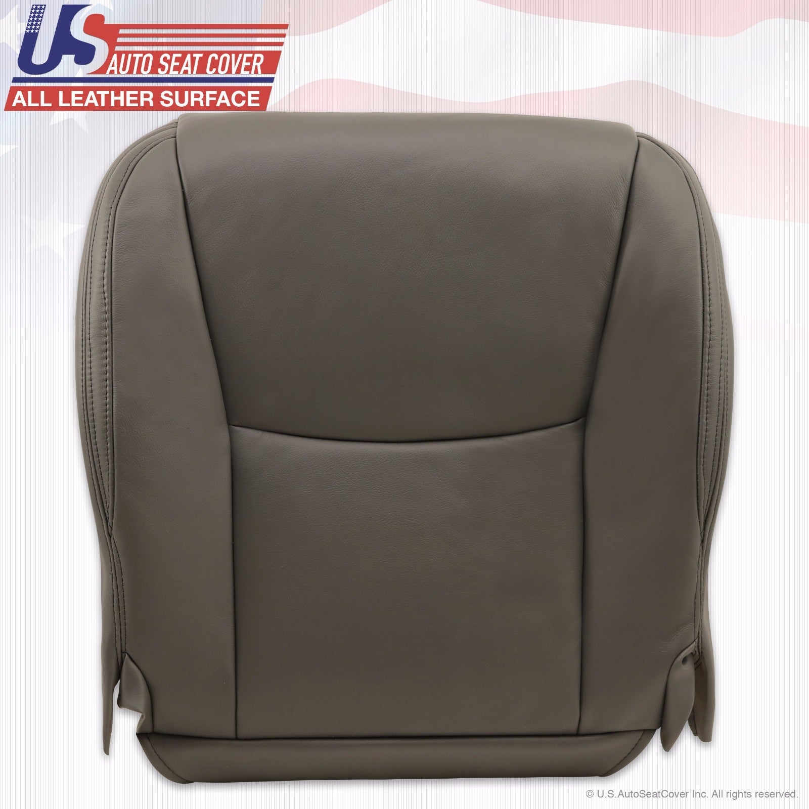 Fits 2003 04 Lexus GX470 Driver Bottom Replacement Leather Seat Cover Dark Gray