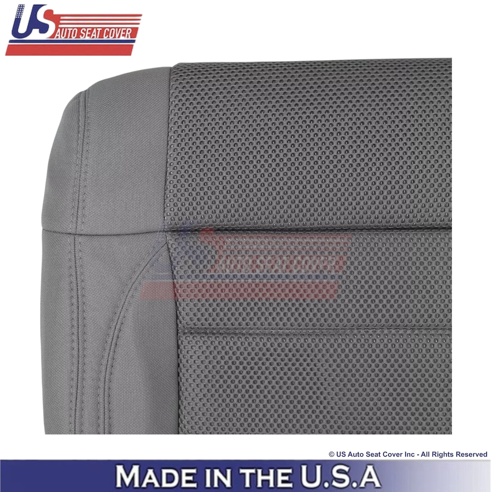 2007 For Jeep Wrangler Rubicon Sahara Cloth Driver Bottom Seat Cover Med. Slate
