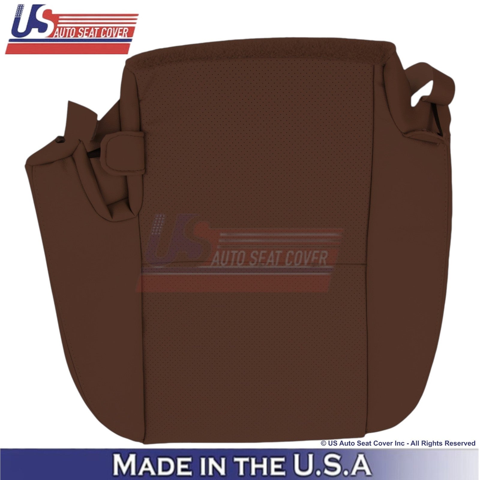2010-2013 For Toyota Tundra Genuine Leather Perf Rear Left Bottom Cover Red Rock