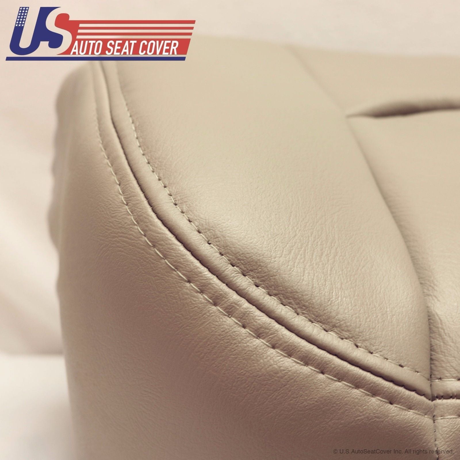 2006 Chevy Suburban LS Z71 Driver Synth Leather Seat Cover (Vinyl) Light Tan 522