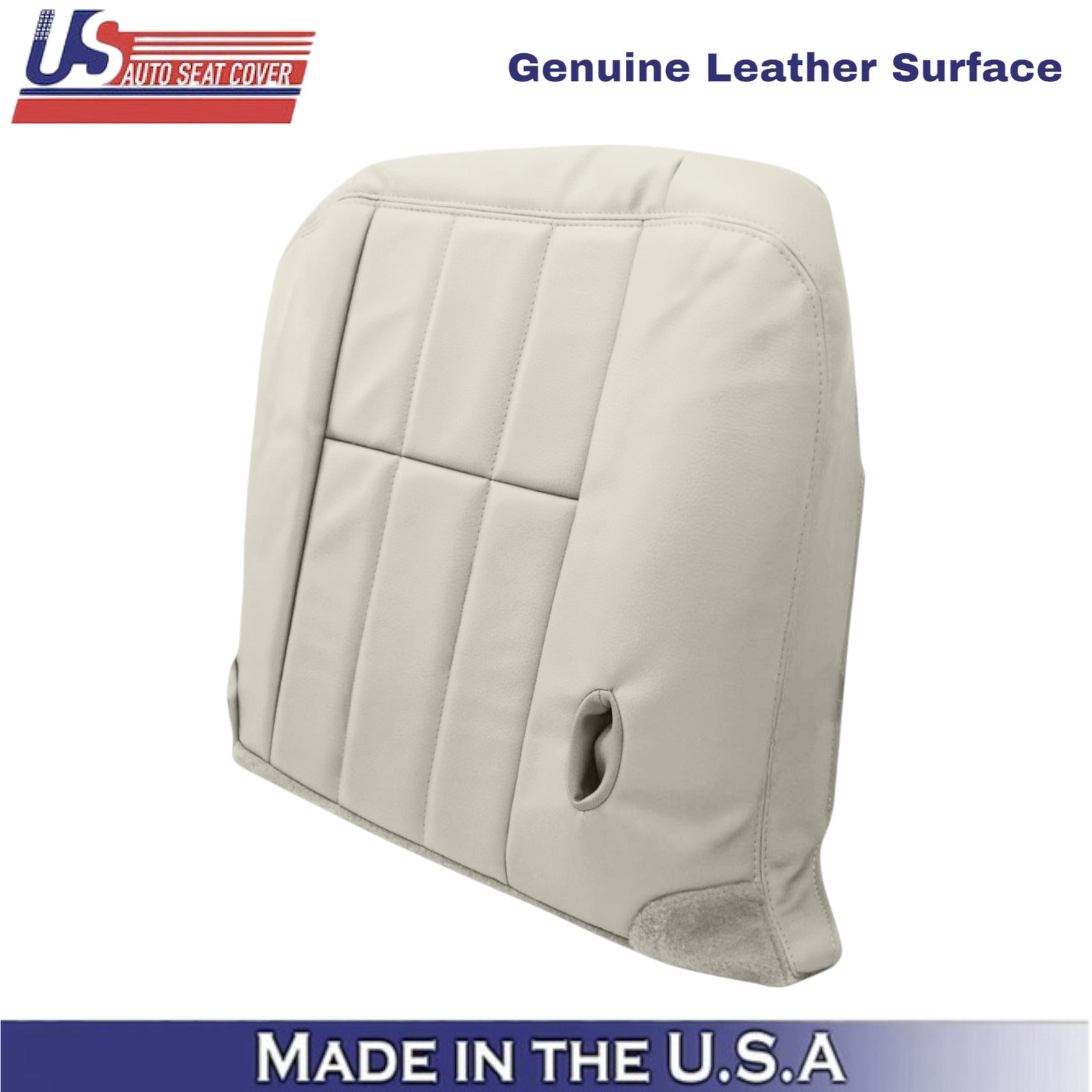 2006-2011 For Mercury Grand Marquis Leather Driver Bottom Seat Cover Light Camel