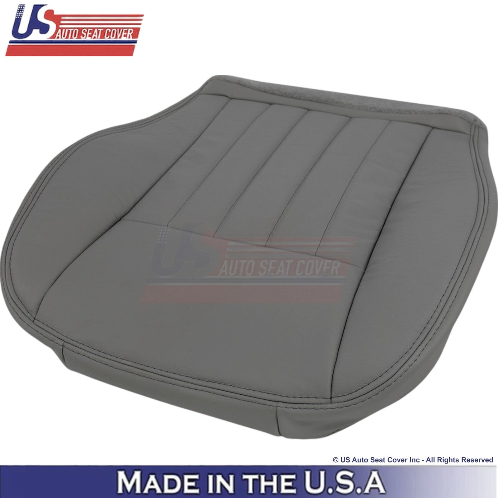 2005-2007 Fits Jeep Liberty Limited Bottom Genuine Leather Seat Covers Lt. Slate