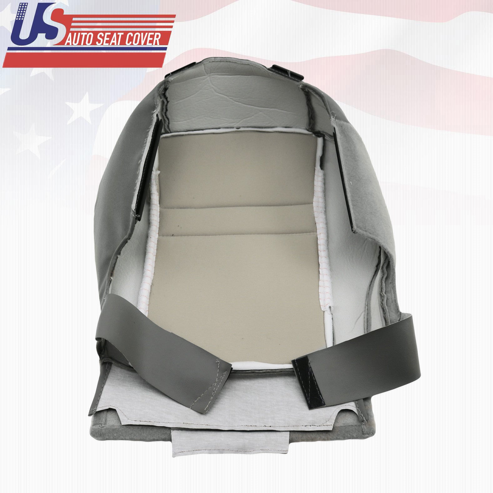 PASSENGER Bottom Cloth Seat Cover Gray For 2007 to 2010 For Dodge Ram 1500