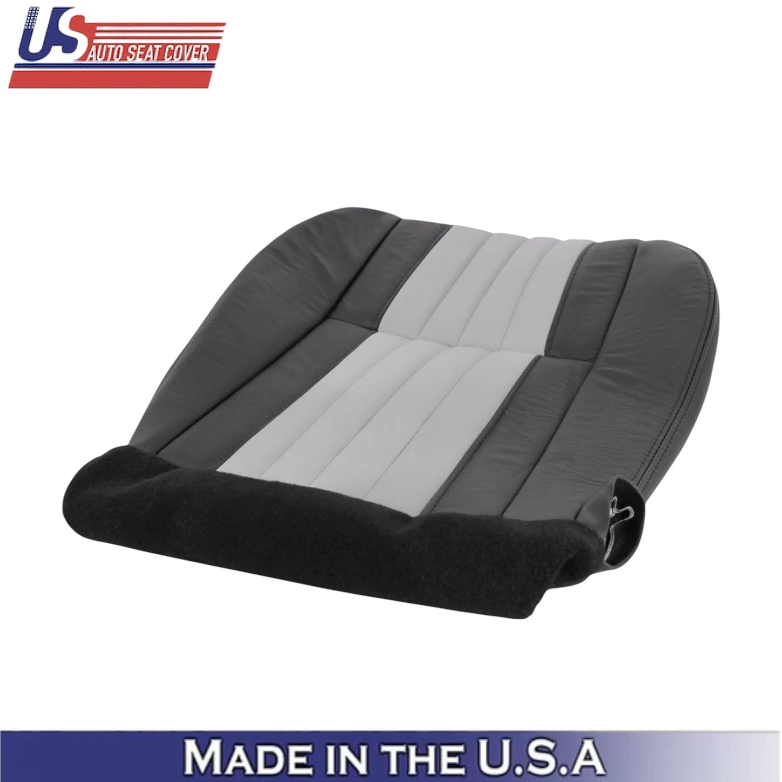 2003 For Ford F150 Harley Davidson Leatherette Driver Bottom Cover Black/Gray