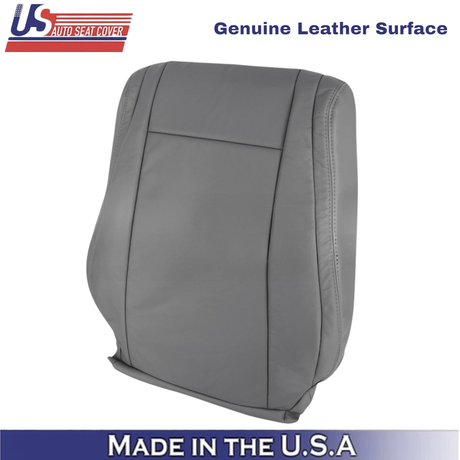 2007-2013 For Toyota Tundra Genuine Leather front Front Top Covers Graphite Gray