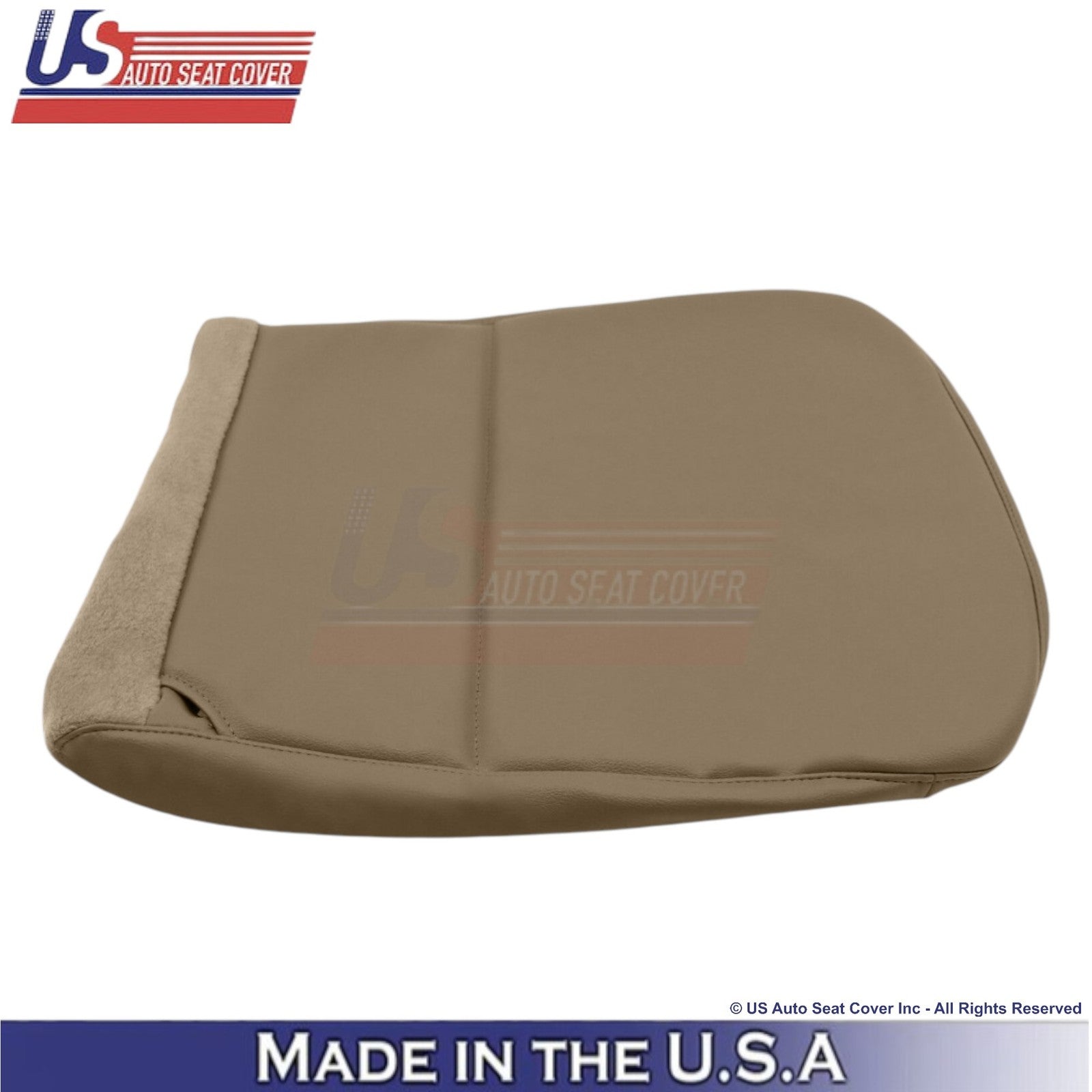 2008-2010 Fits Ford F250 XL Leatherette Passenger Bottom Replacement Cover Camel