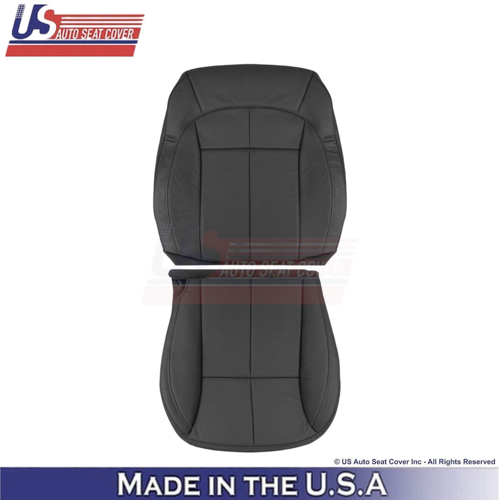 2001-2004 For Jeep Grand Cherokee Leatherette Front Seat Covers Dark Slate Gray