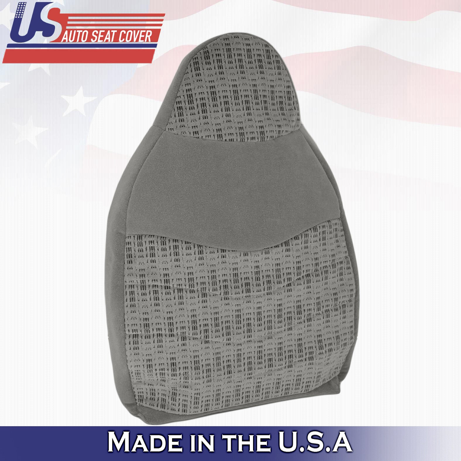 1999 2000 For Ford F250 F350 F450 F550 XLT Driver Top Cloth Seat Cover in Gray
