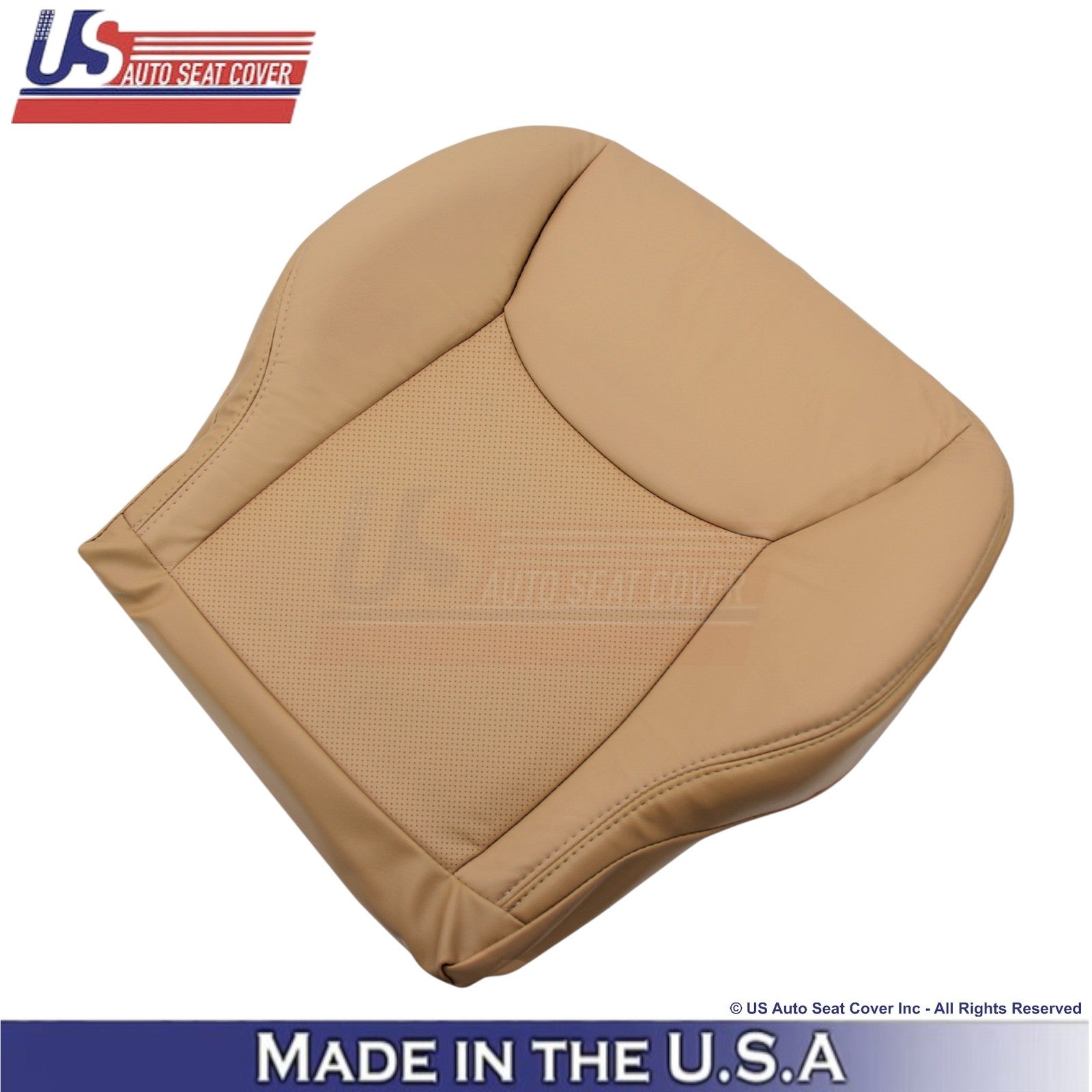 2000-02 For Mercedes-Benz S Genuine Leather Half Prf Driver Bottom Cover Saffron