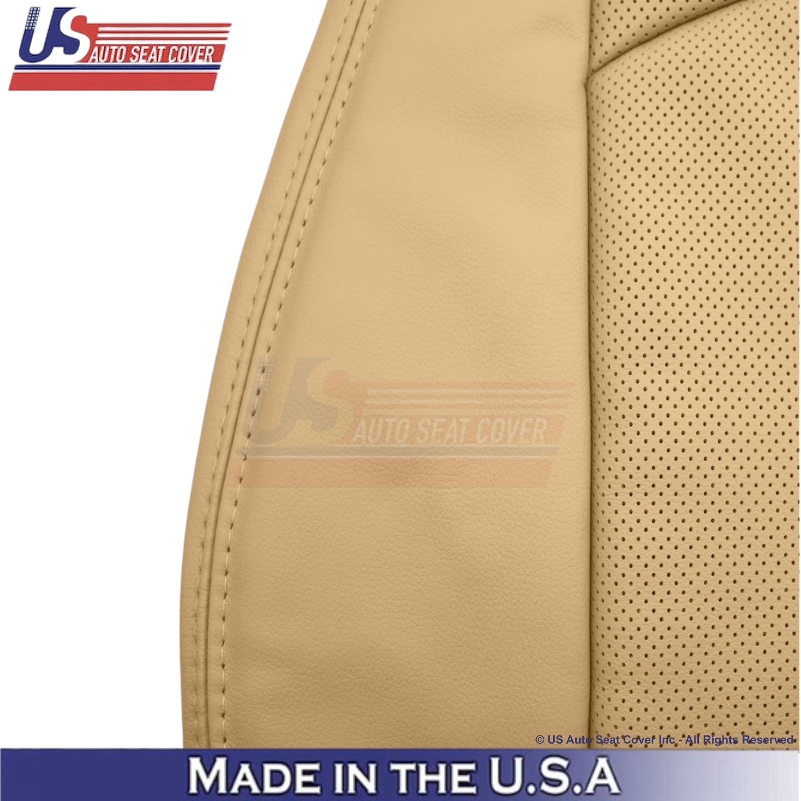 2002-2009 For Mercedes-Benz E-Class Leather Passenger Top Replacement Cover Tan