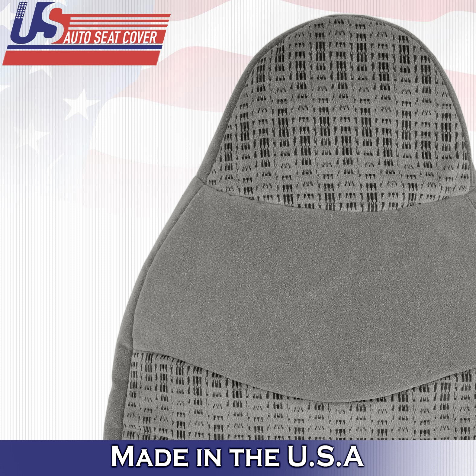 1999 For Ford F250 F350 F450 F550 XLT Driver & Passenger Top Cloth Covers Gray