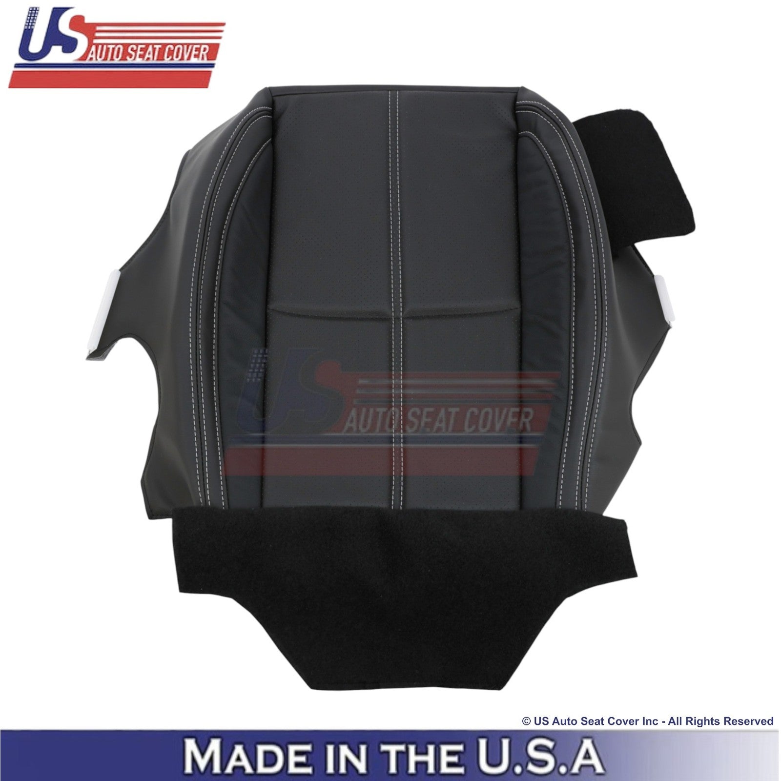 2017-2018 Fits Subaru Forester Touring Genuine Leather Bottom Seat Covers Black