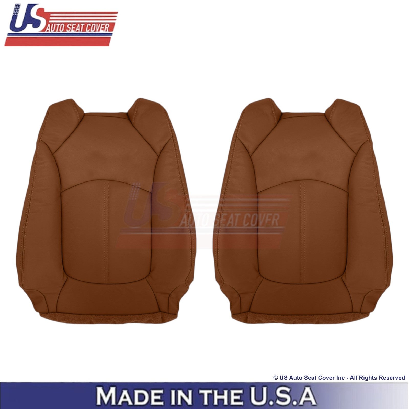 2015-2017 Fits Chevy Traverse Leatherette Front Top Replacement Covers Saddle Up
