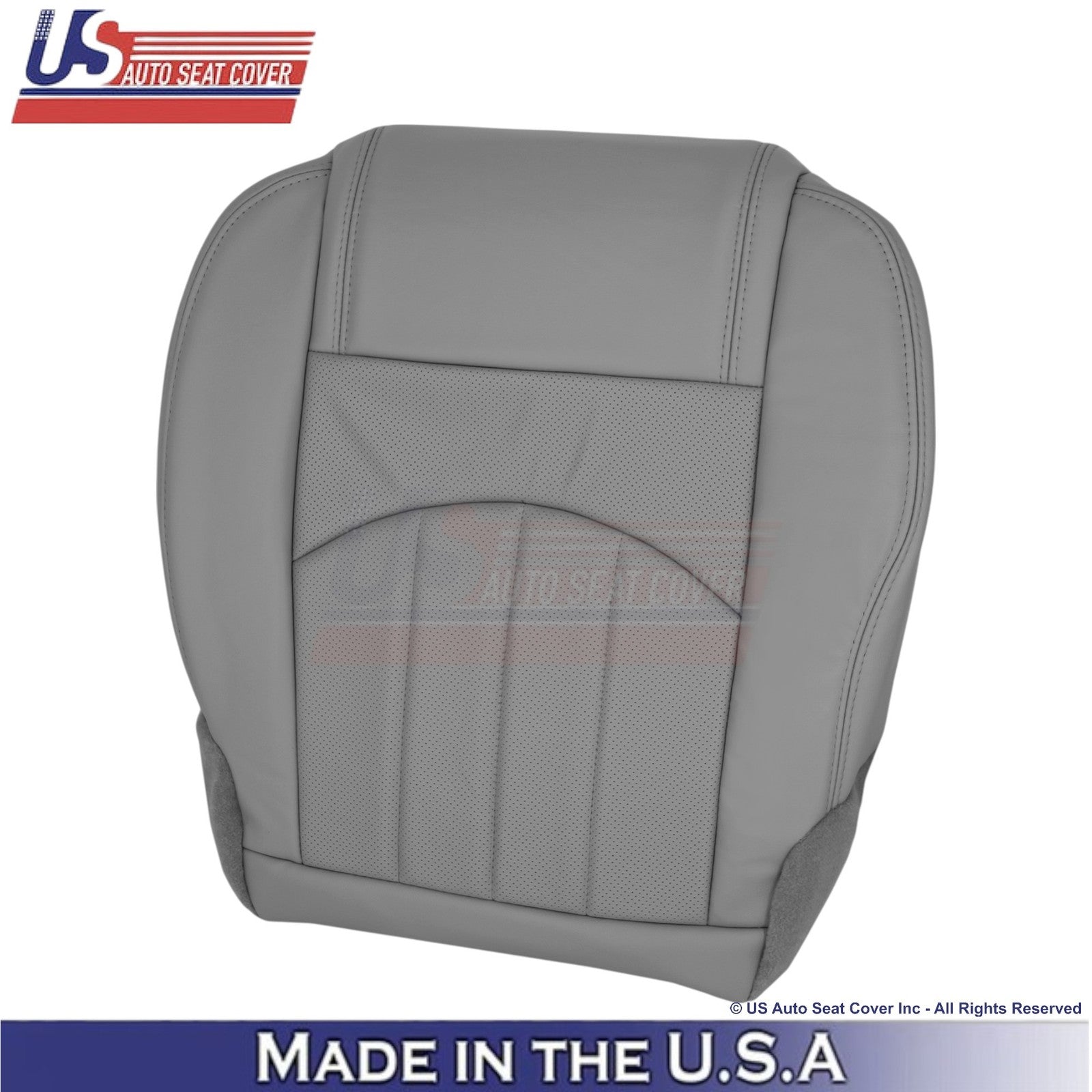 2013-2017 For Buick Enclave Leather Driver Replacement Seat Covers Lt. Titanium