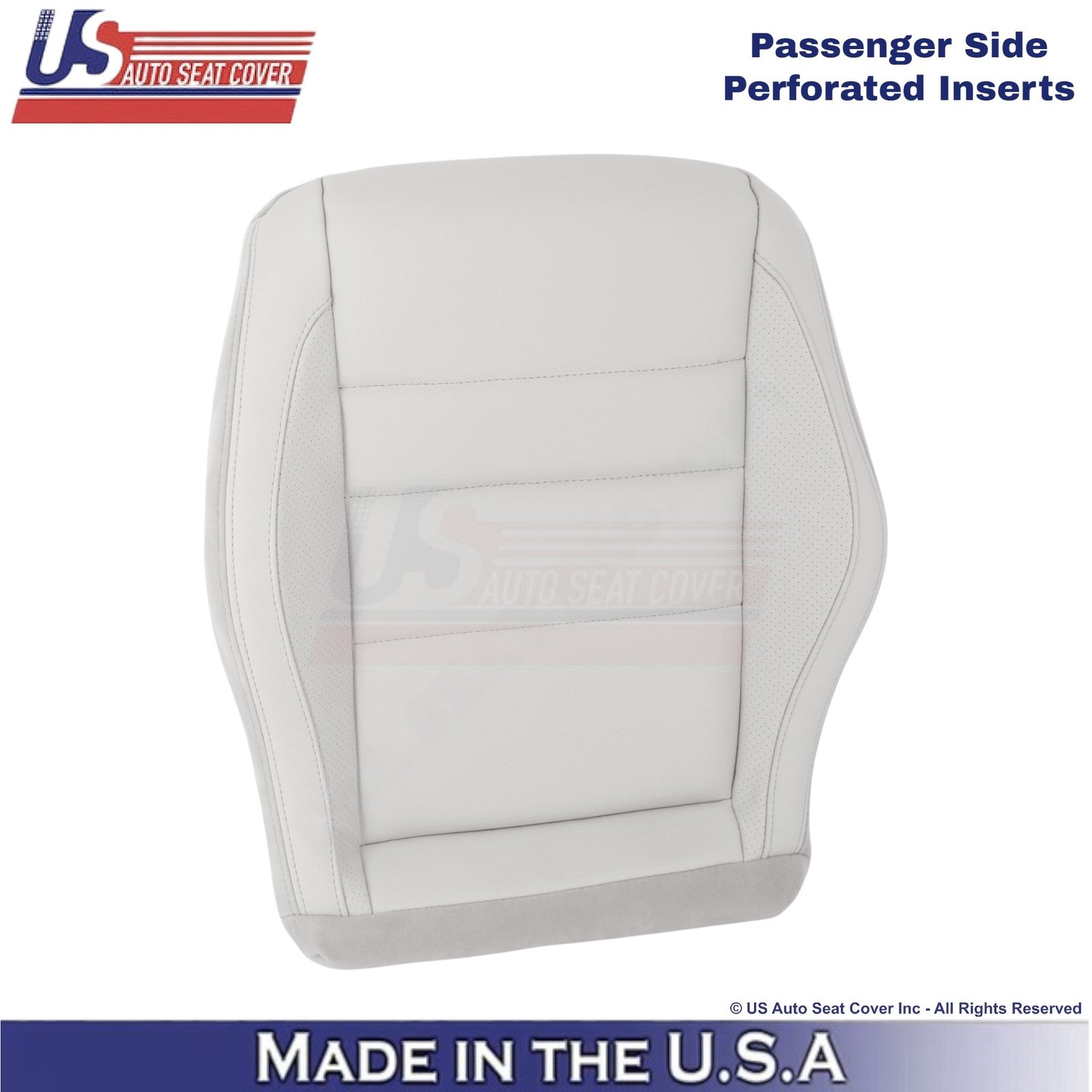 2010-2017 For Mercedes Benz E350 Coupe Leatherette Passenger Bottom Cover Gray