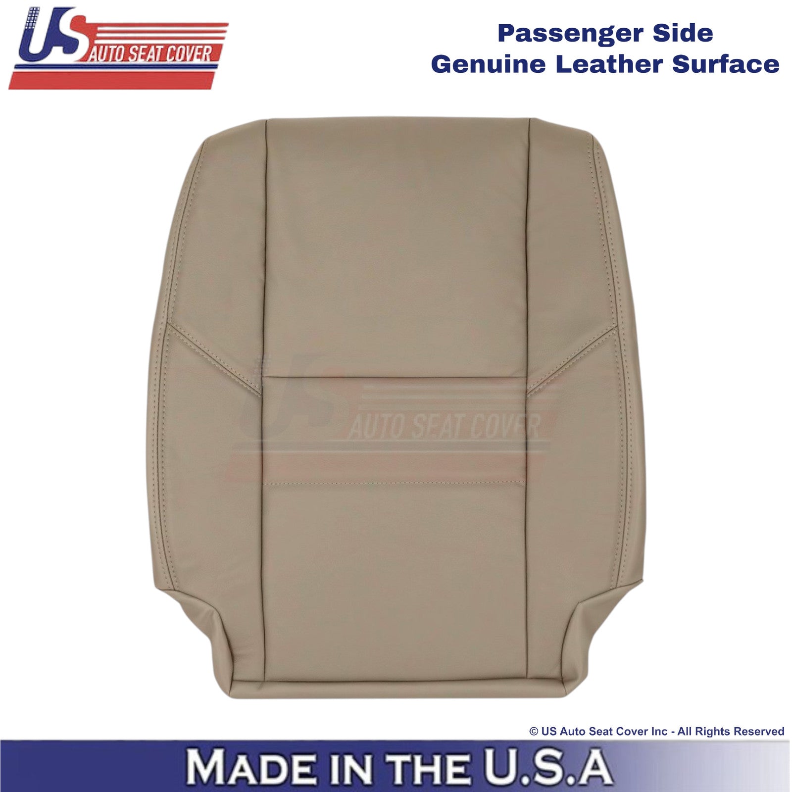 2001-2007 For Toyota Sequoia Genuine Leather Passenger Top Replacement Cover Tan