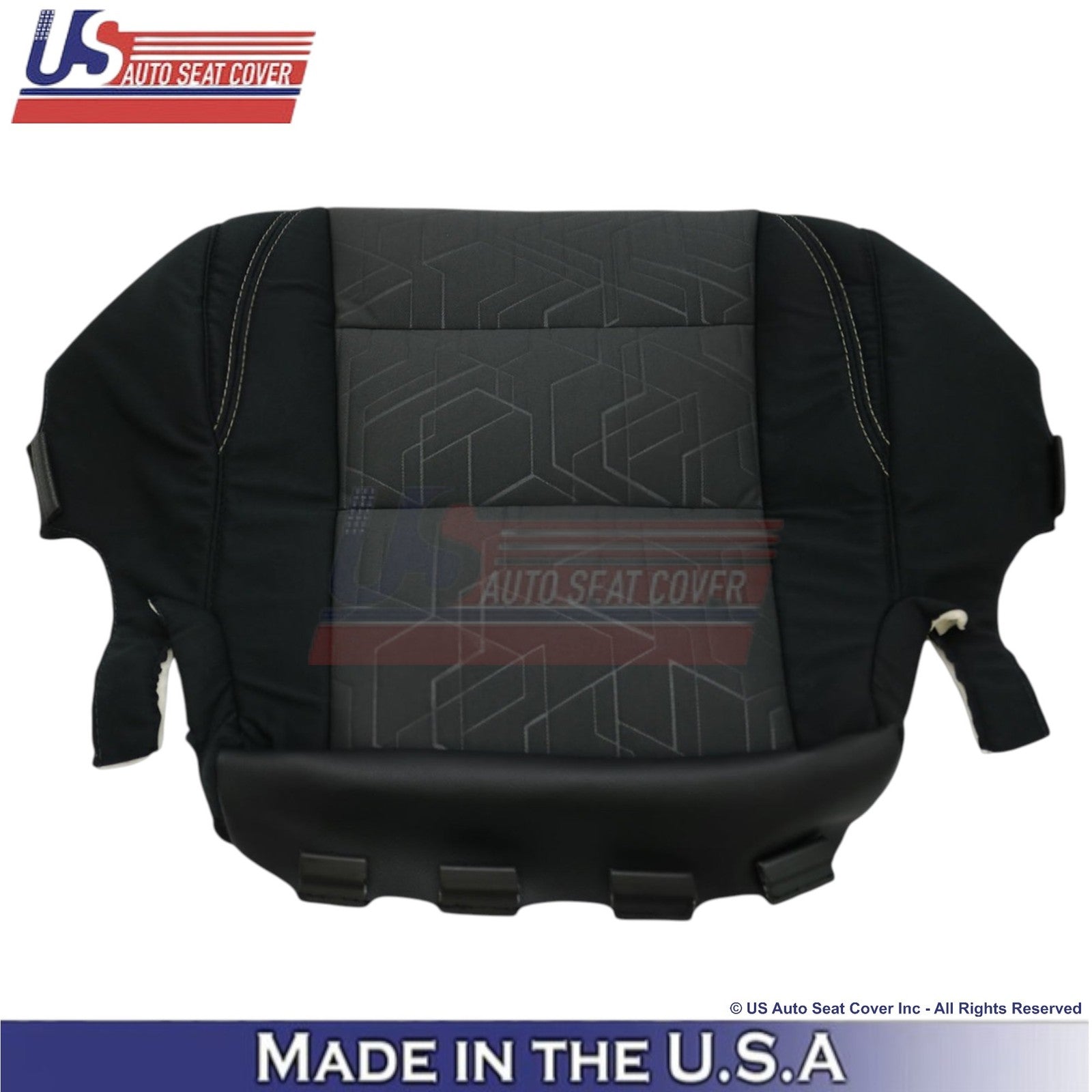 2016-2020 Fits Toyota Tacoma Cloth Front Bottom Covers Black