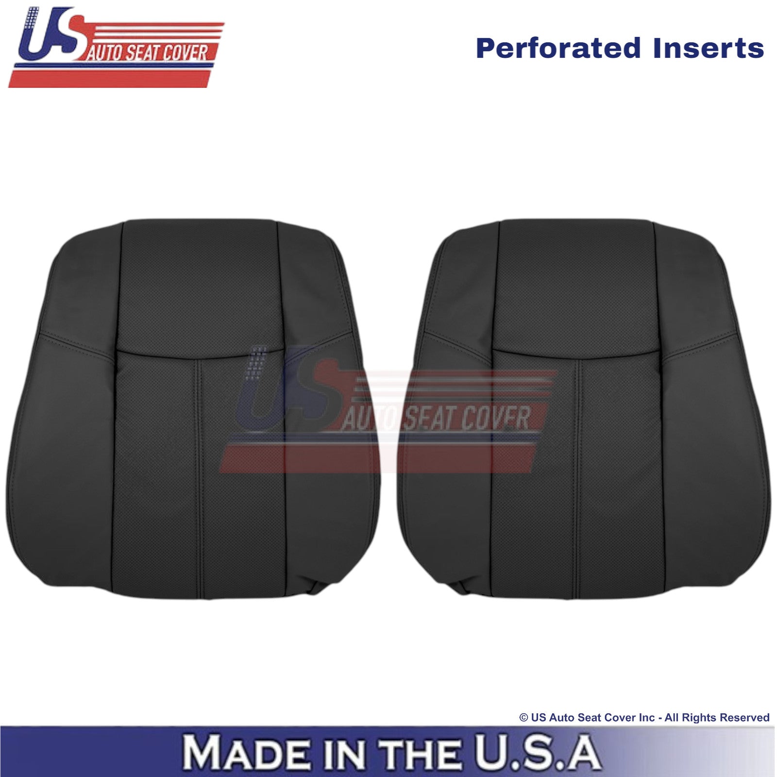 2013-2020 For Nissan Pathfinder Leather Top Replacement Seat Covers Charcoal