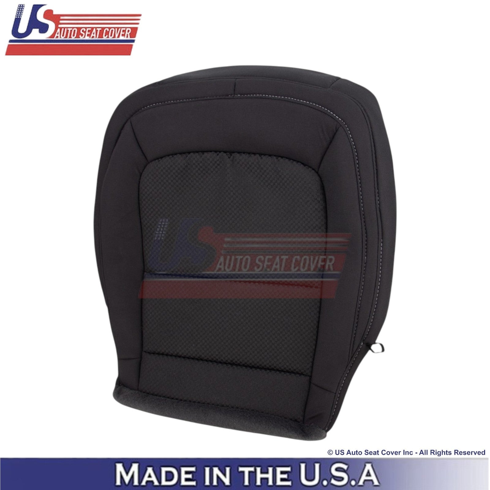2015-2022 For Chevrolet Colorado Cloth Front Replacement Seat Covers Jet Black