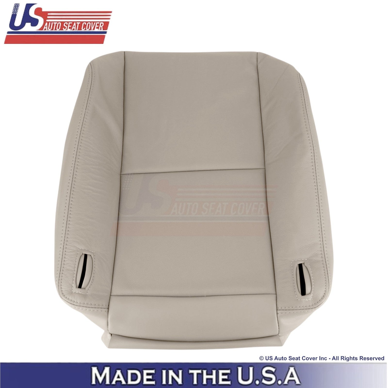 1998-2003 Fits Toyota Sienna Genuine Leather Passenger Bottom Seat Cover Lt. Oak
