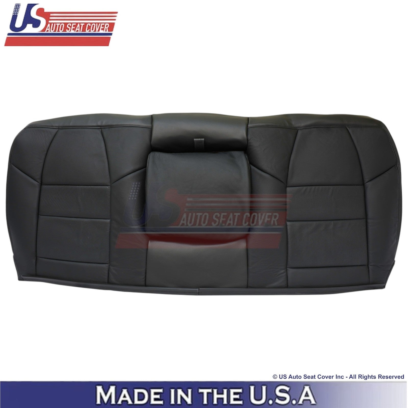 2003-2004 Fits Ford F250 F350 Lariat Leather Perf Rear OEM Seat Covers Black