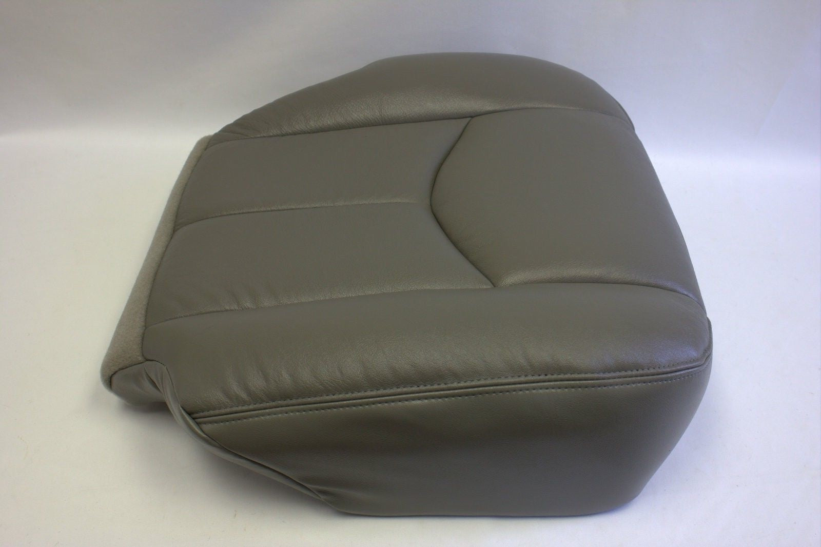 2003 To 2007 Chevy Silverado PASSENGER Bottom Leather Seat Cover Gray