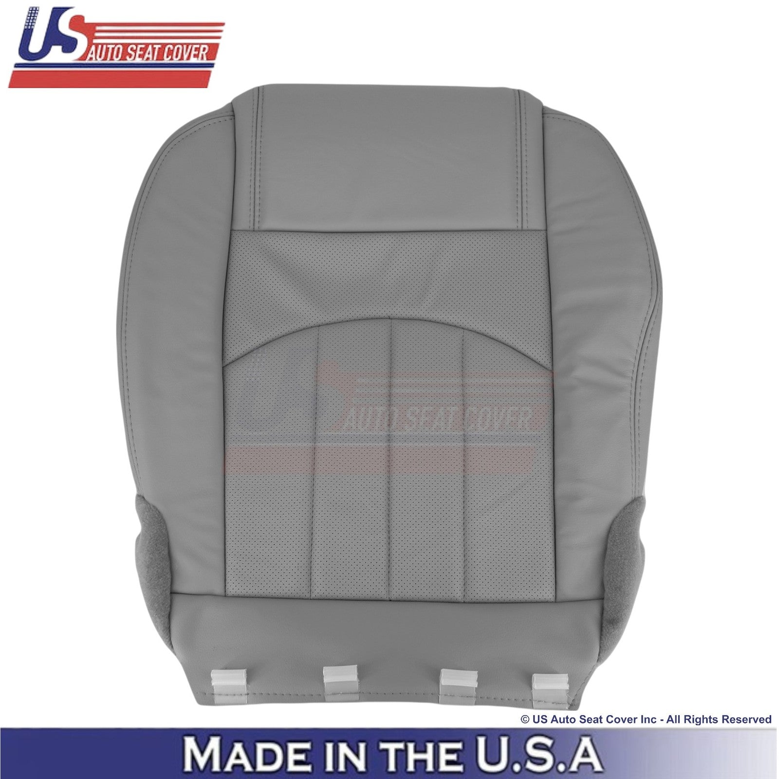 2013-2017 For Buick Enclave Leatherette Passenger Bottom Seat Cover Titanium