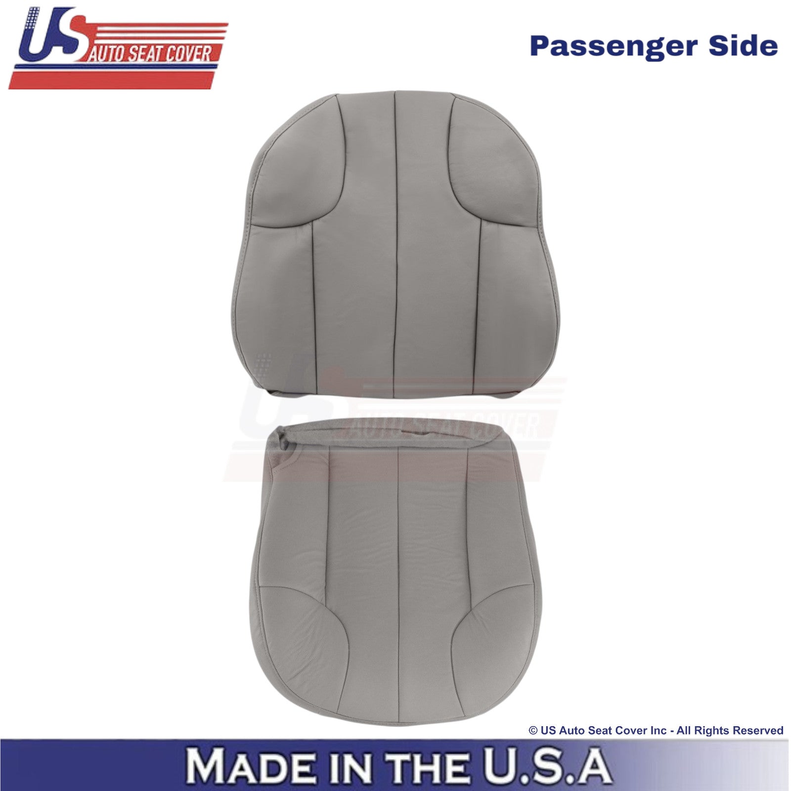 1999-2001 For Jeep Grand Cherokee Leatherette Front Passenger Seat Covers Taupe