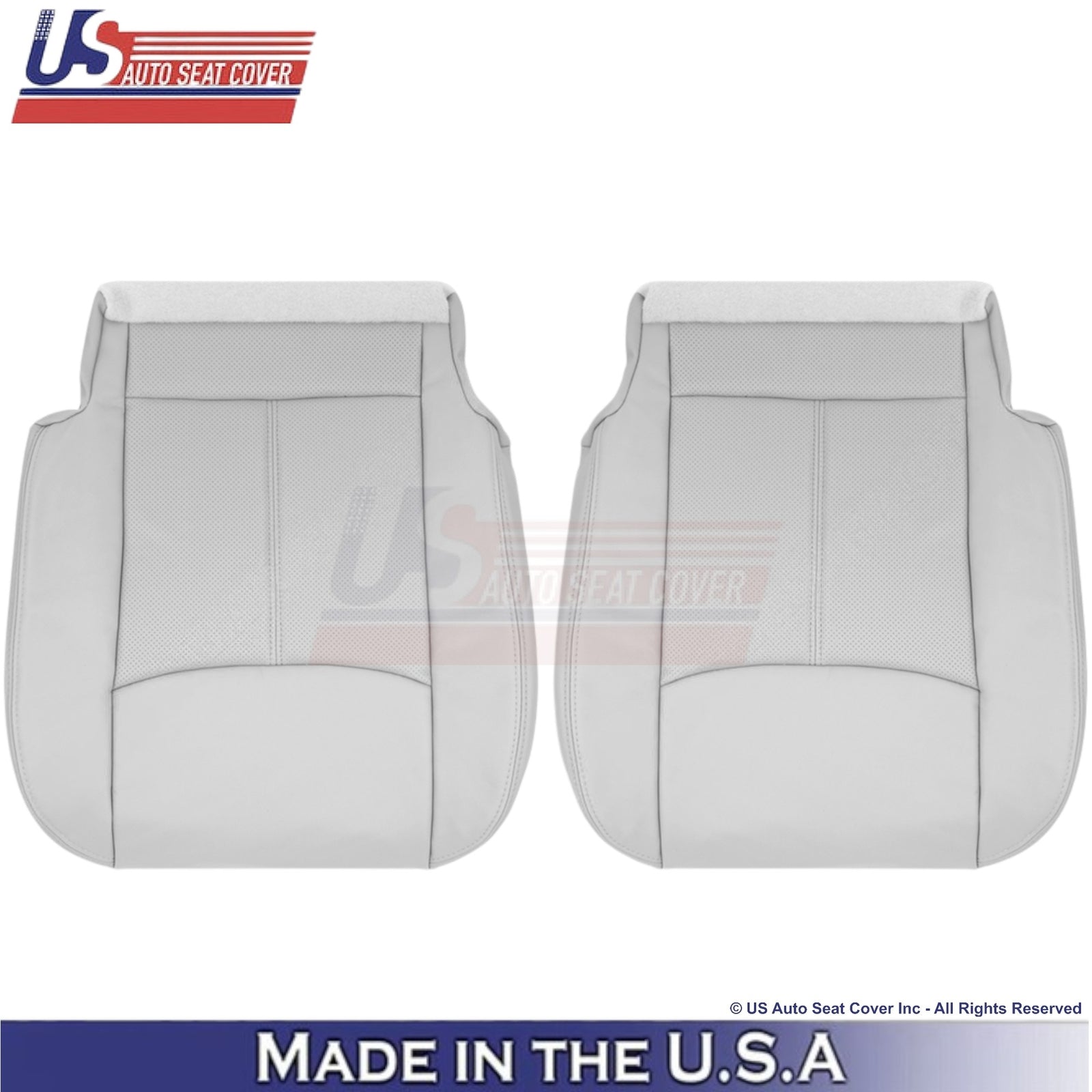 2013-2020 For Nissan Pathfinder Leather Front Replacement Seat Covers Gray