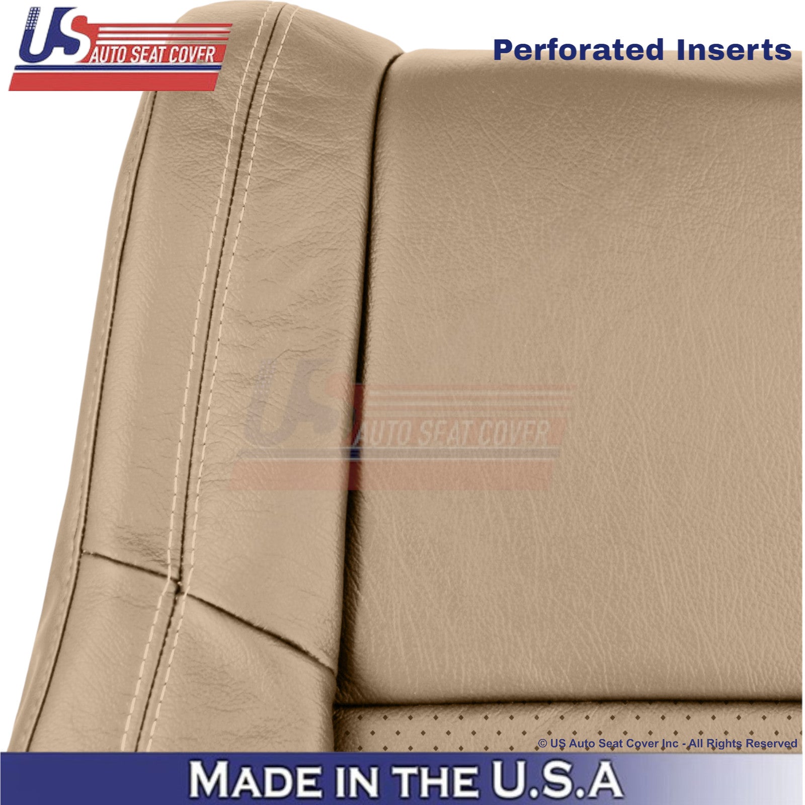 2011-2017 For Dodge Durango Genuine Leather Passenger Top Replacement Cover Tan