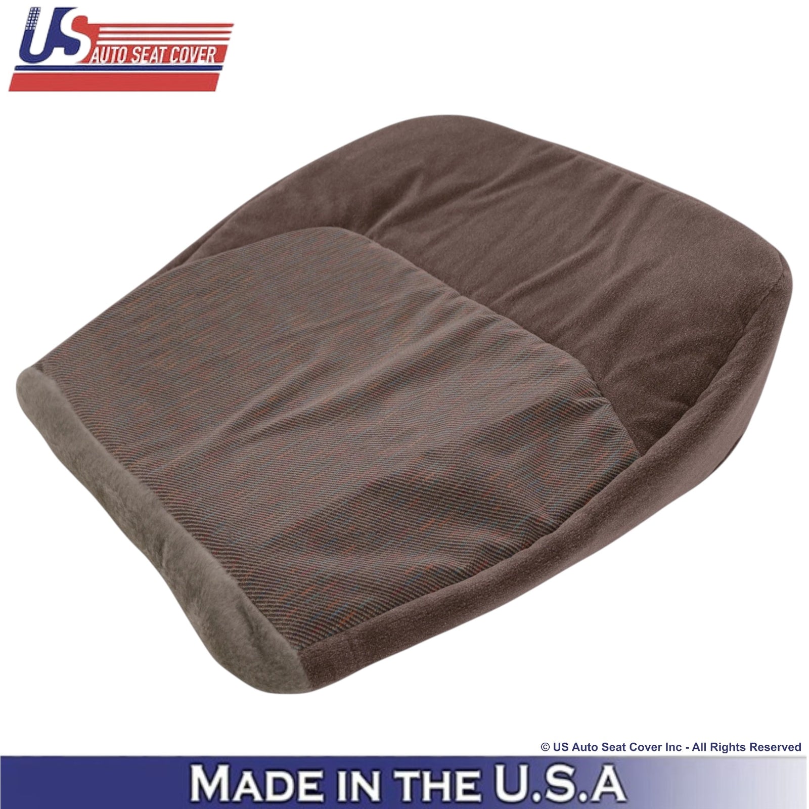1994-1997 For Ford F-150 F-250 F-350 XLT Cloth Driver Bottom Seat Cover Tan