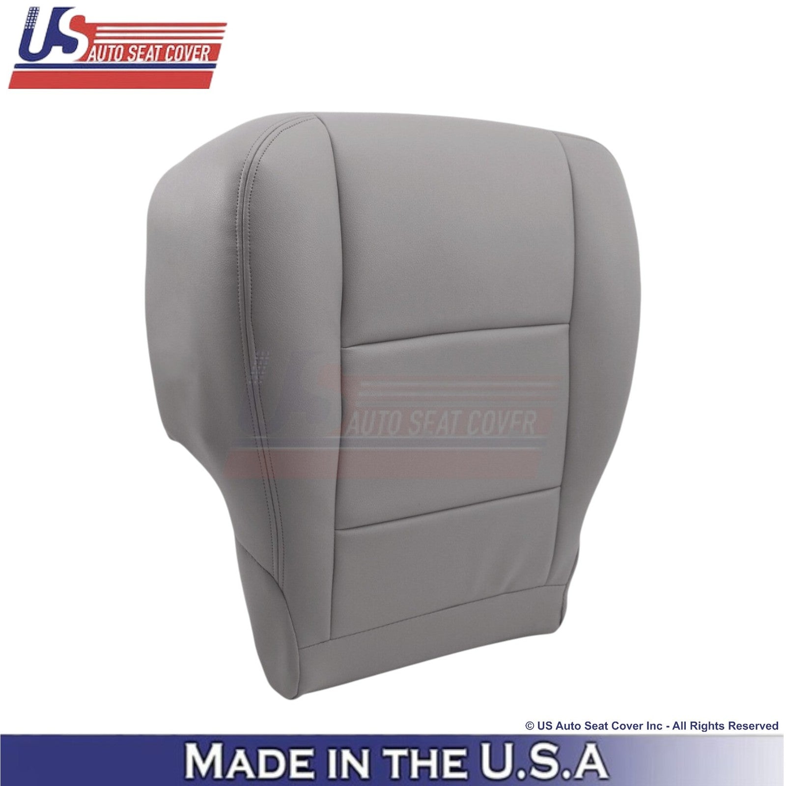 2000-2004 For Toyota Tundra Genuine Leather Passenger Bottom Seat Cover Charcoal